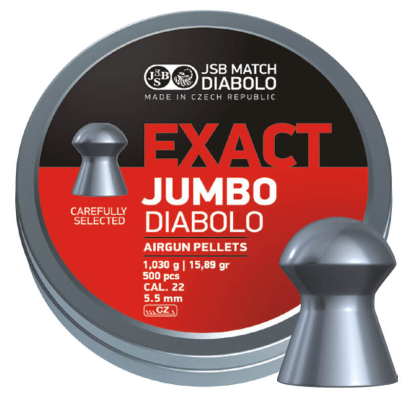 Pellet JSB Exact Jumbo Heavy 5.5mm (18.13gr)